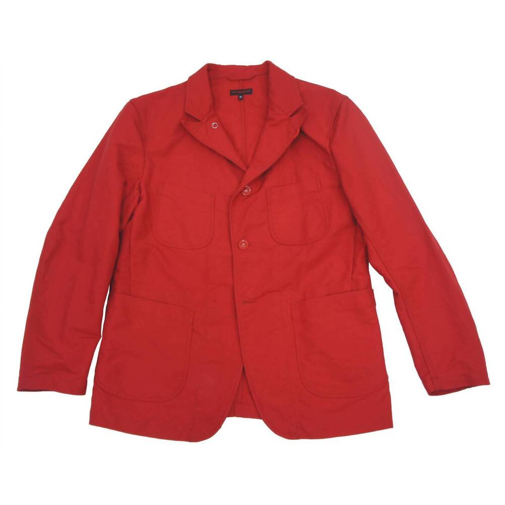 NEW ENGINEERED GARMENTS men's bedford jacket in red